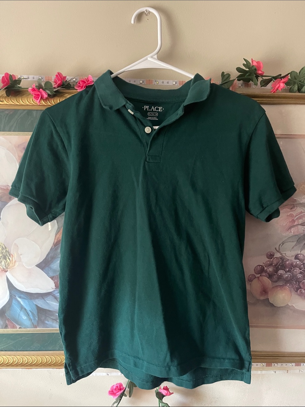 The Children's Place Forest Green Polo Shirt
